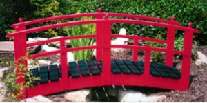 Japanese Bridge into Your Garden